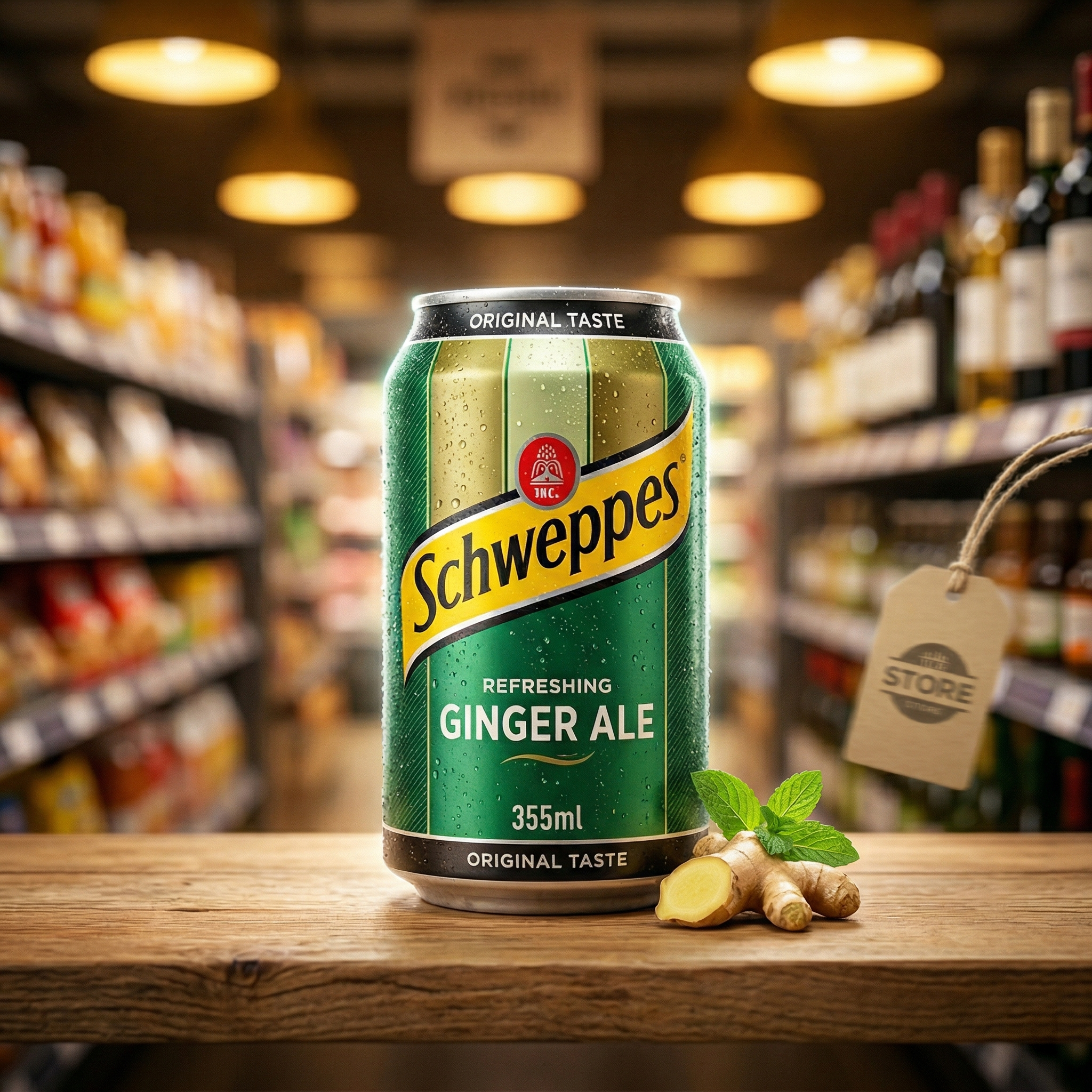 Nước Schweppes Ginger Ale 355ml