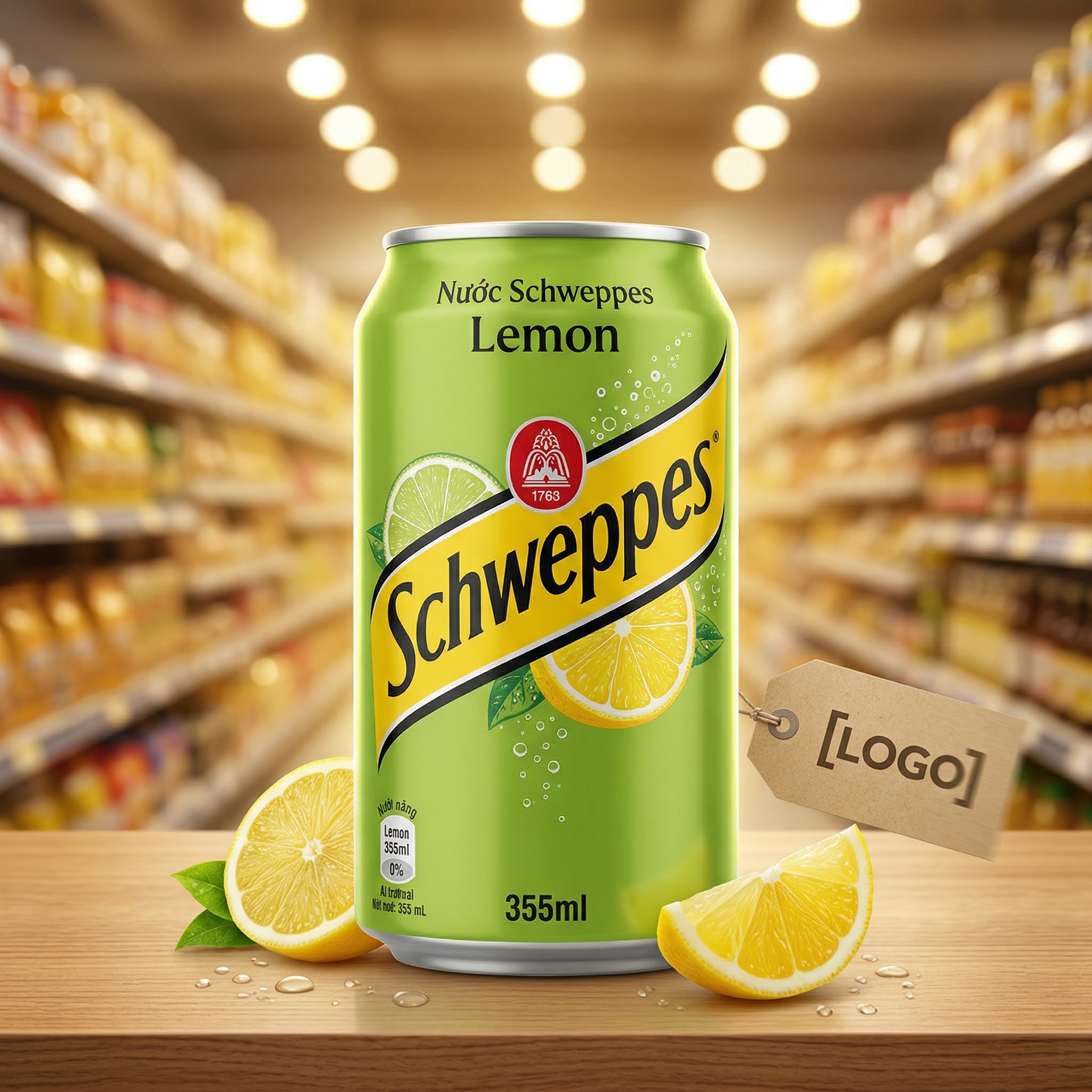 Nước Schweppes Lemon 355ml