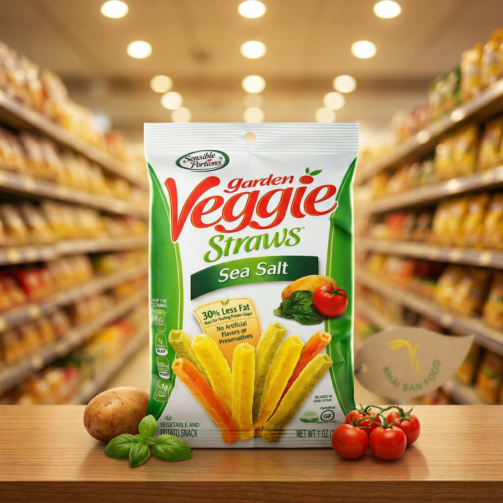 Snack Garden Veggie Straw sea salt 28g