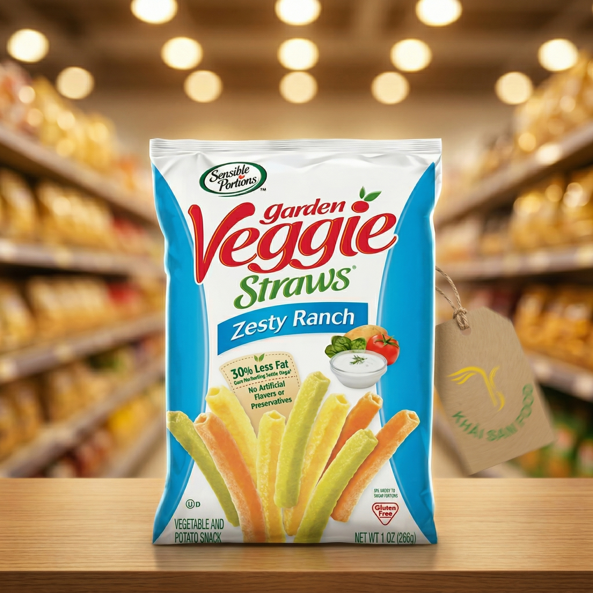Snack Garden Veggie Straw Zesty ranch 28g