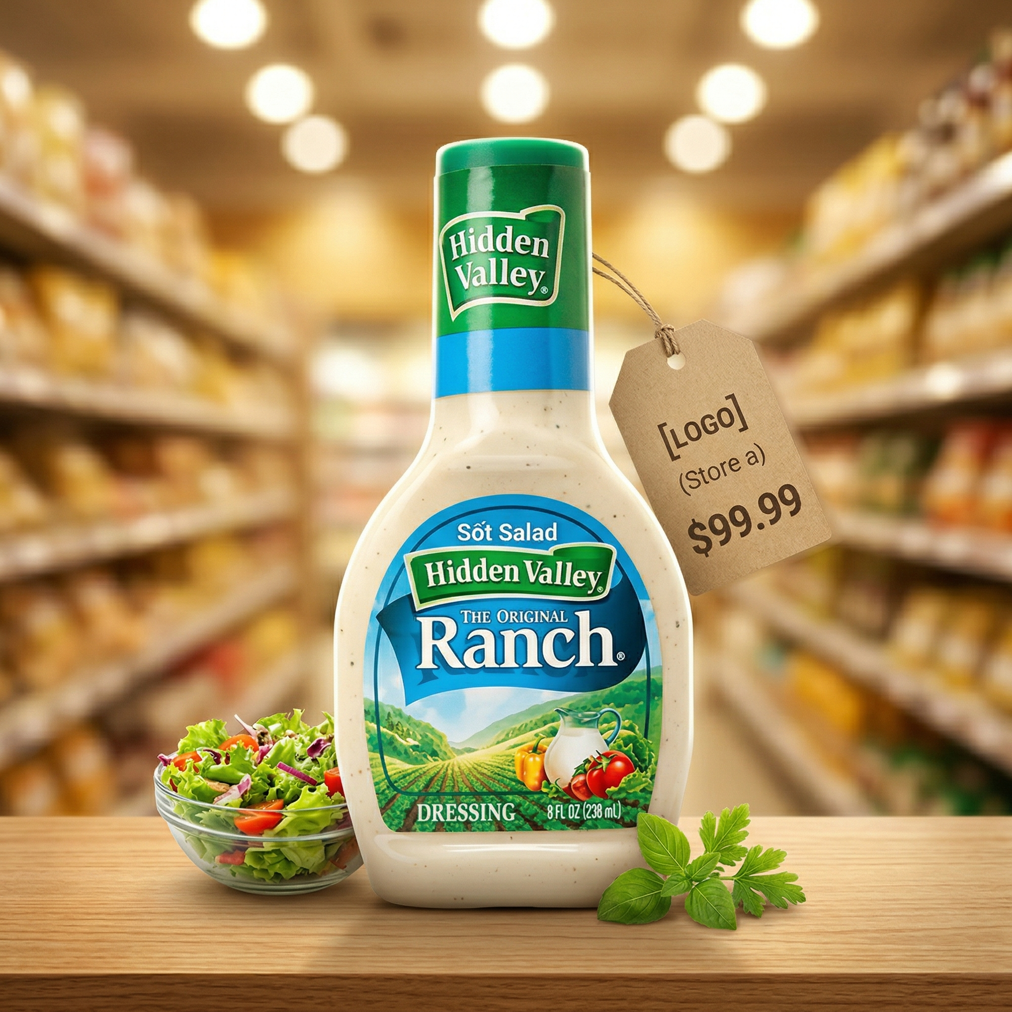 Sốt Salad Hidden Valley Original Ranch 8oz