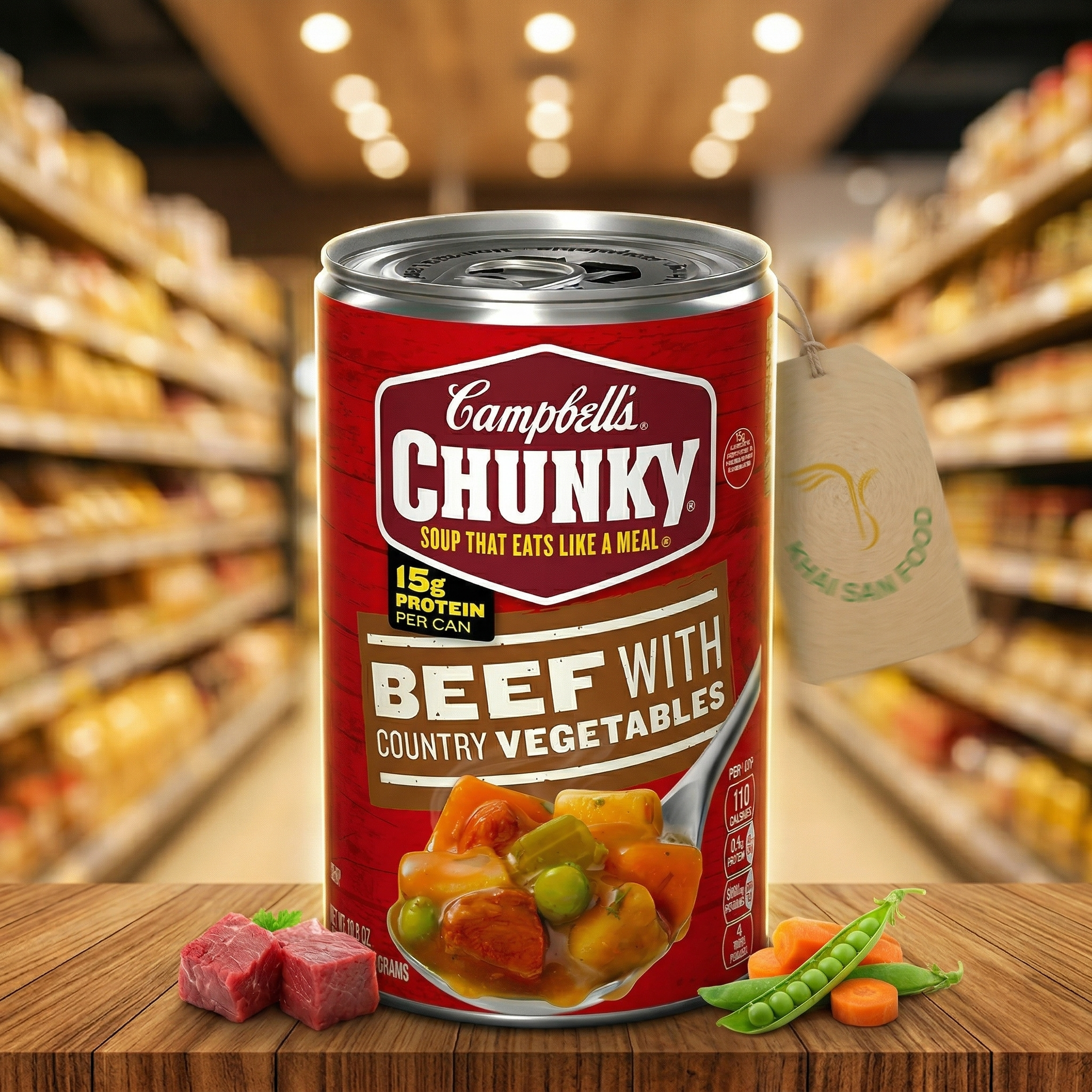 Súp Cambell's Chunky Beef