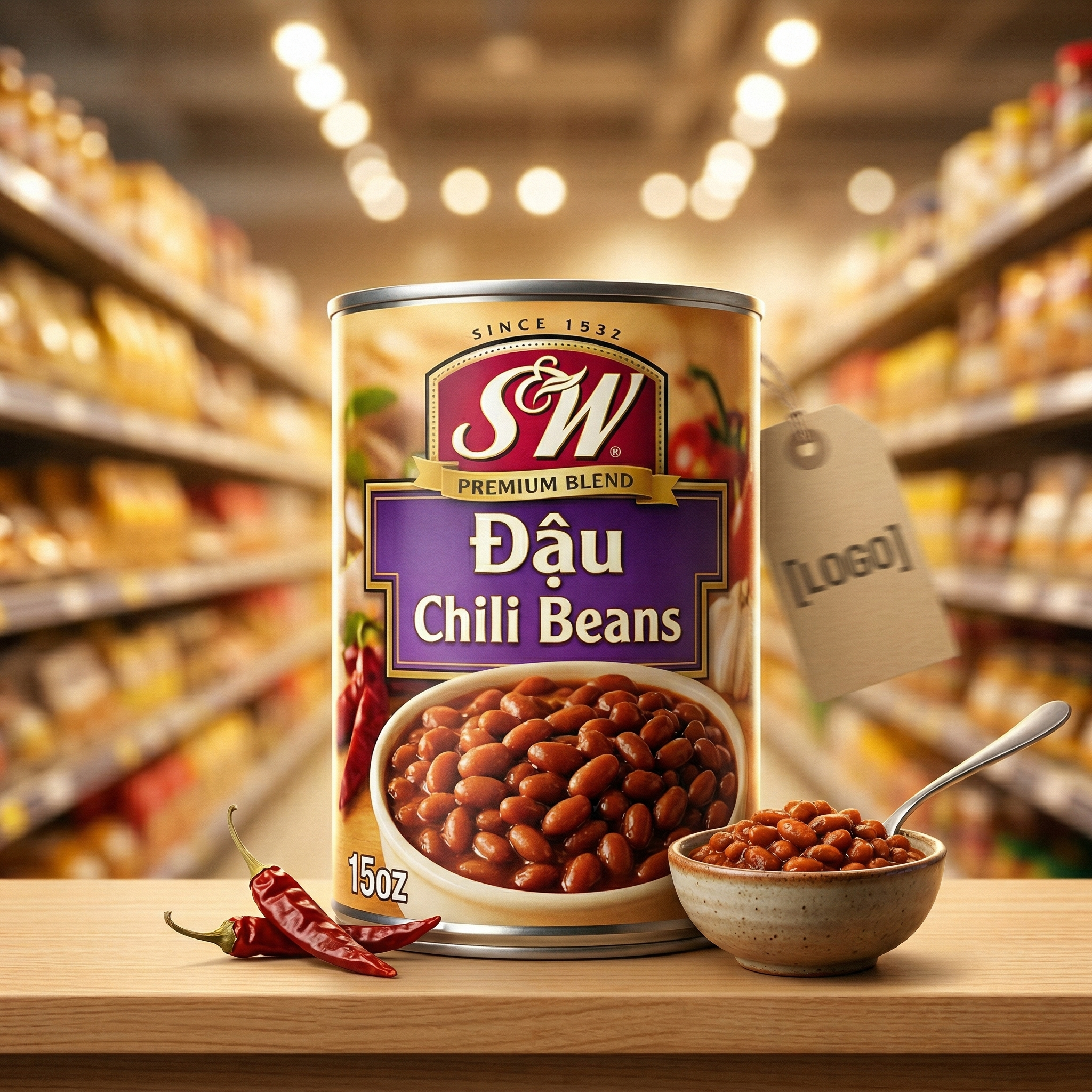 S&W Đậu Chili Beans 15oz