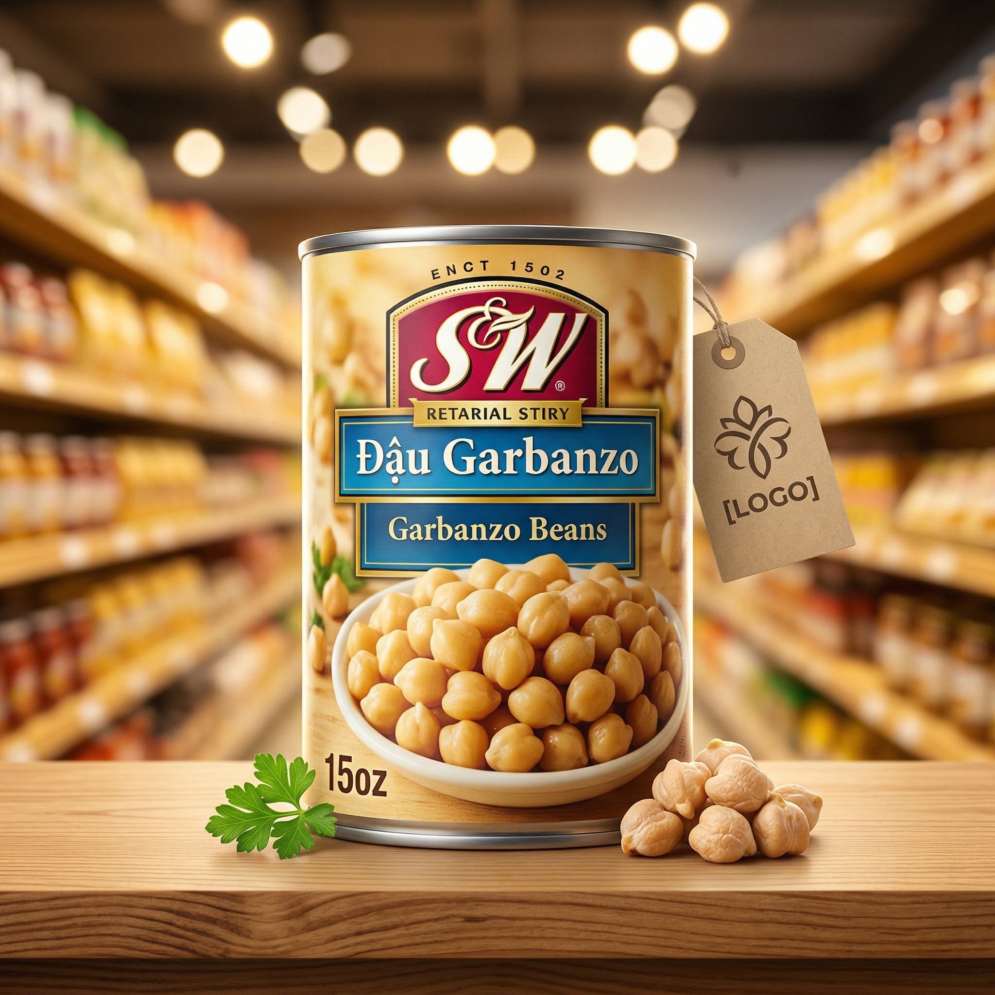 S&W Đậu Garbanzo 15oz
