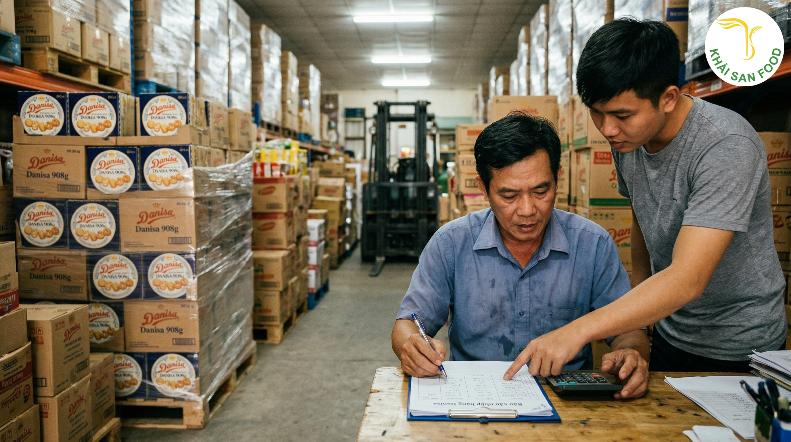 Tối ưu vốn nhập theo các mốc giá bánh danisa 908g