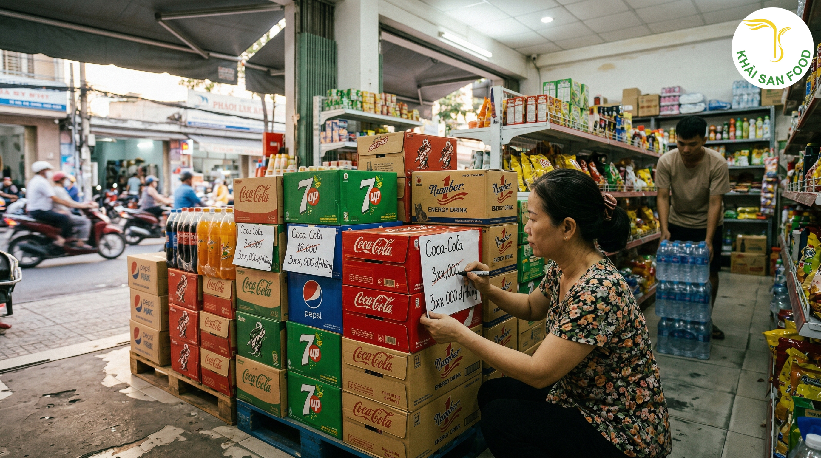 giá thùng nước ngọt