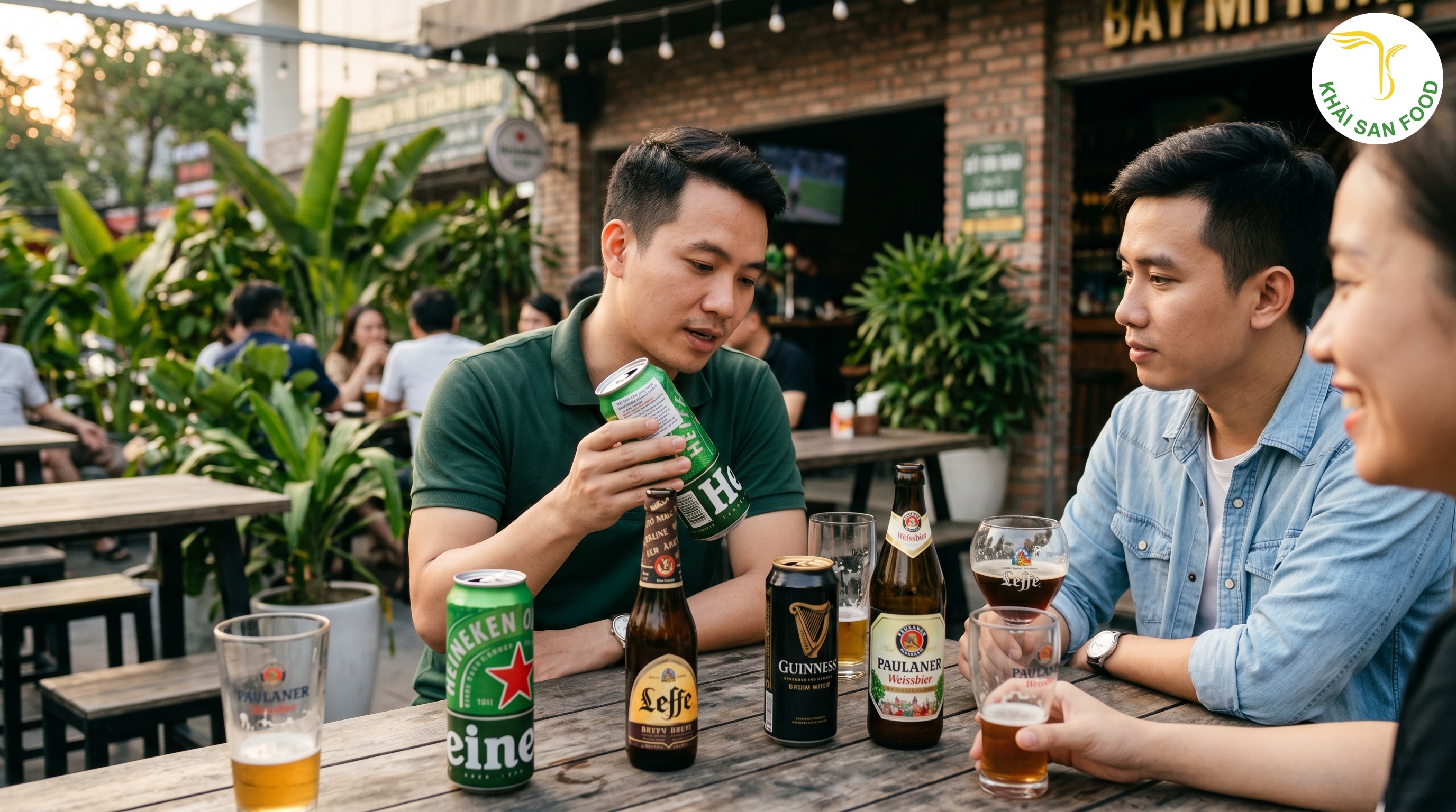2. So sánh bia heineken nhập khẩu loại 500ml với các dòng bia ngoại khác