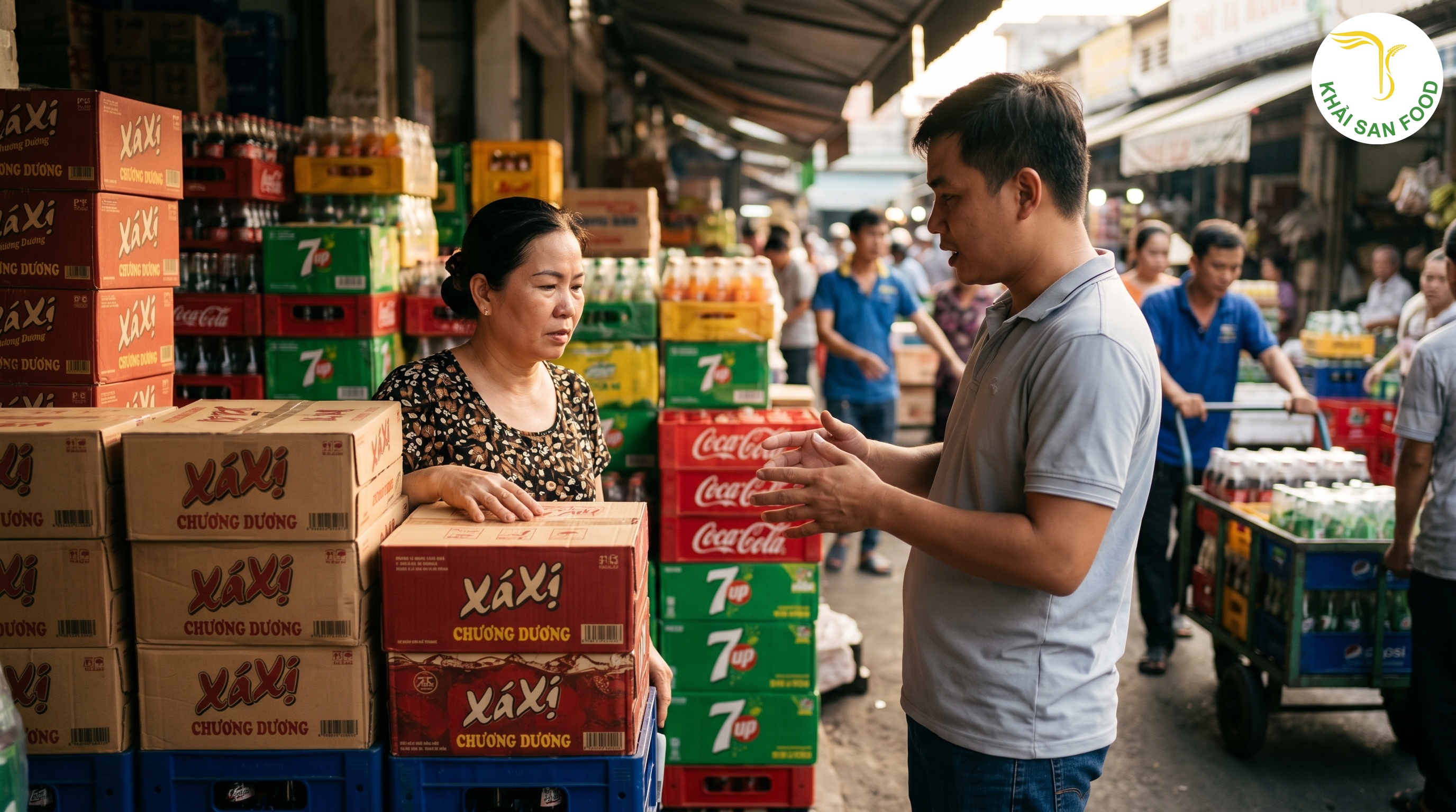 3. Chiến lược nhập giá thùng xá xị và các dòng nước ngọt