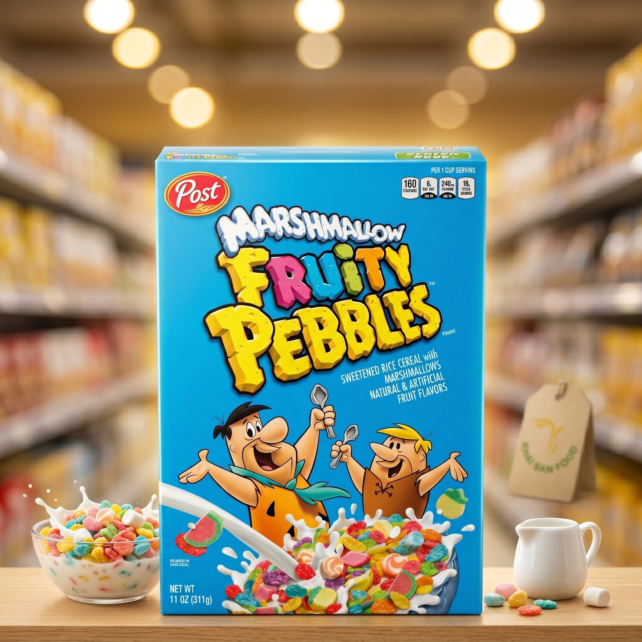 Bánh Post Fruity Pebbles Marmallow 311G