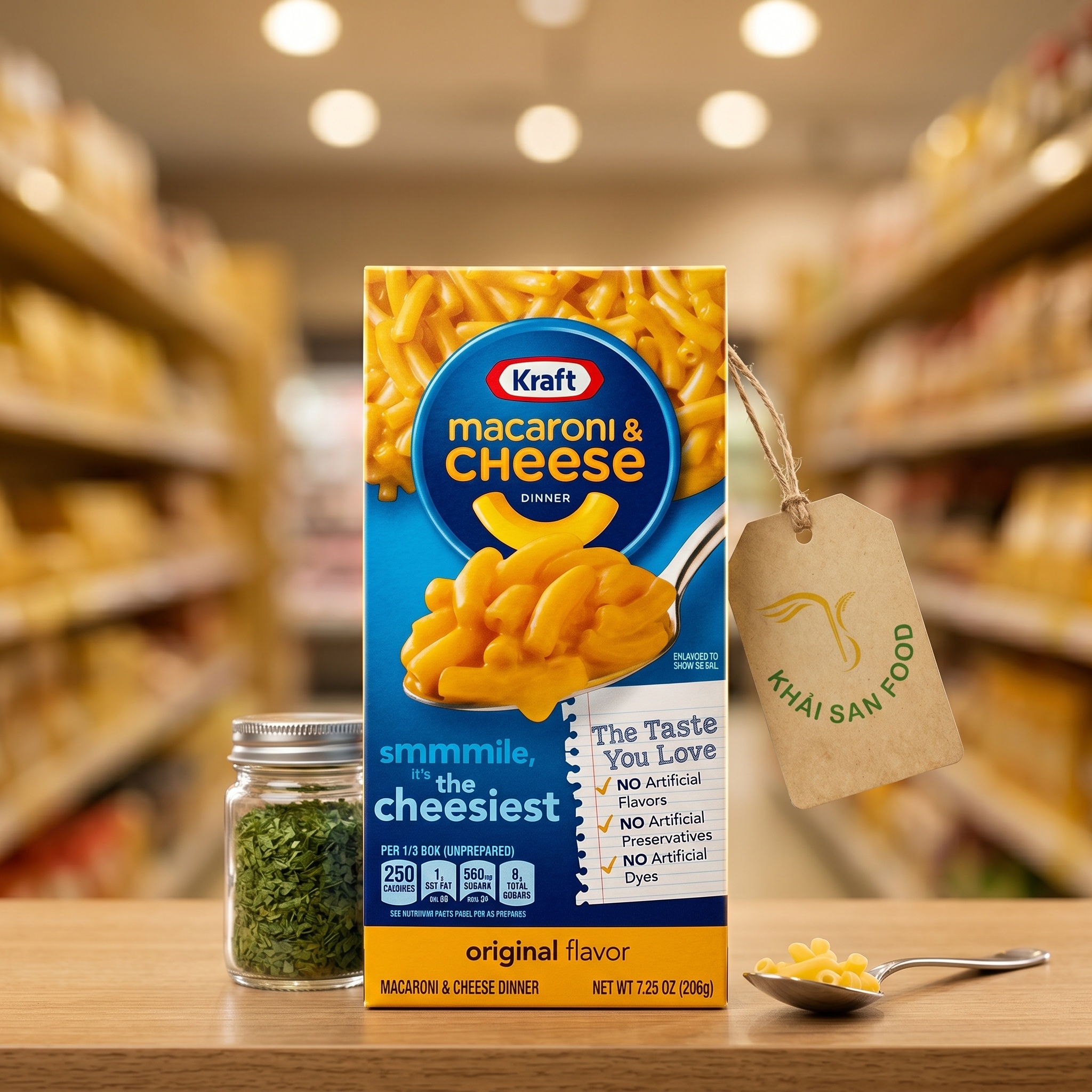 Nui Macaroni & Cheese 206G