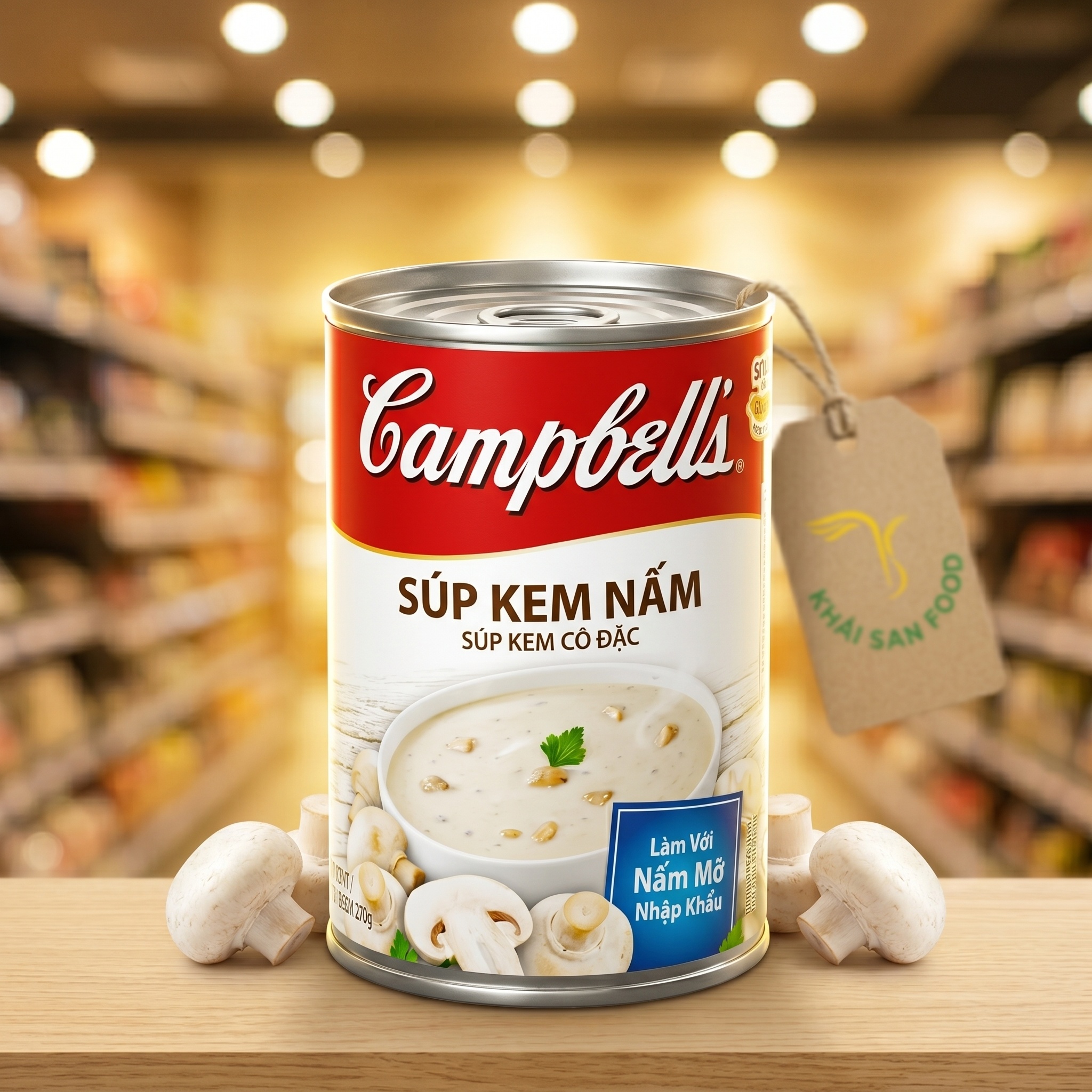 Súp Kem Nấm Campbell's