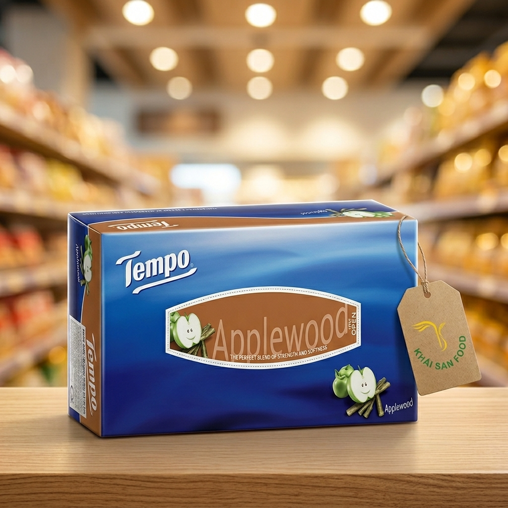 Khăn Giấy Hộp Tempo Hương Gỗ Táo Khăn Giấy Hộp Tempo Hương Gỗ Táo