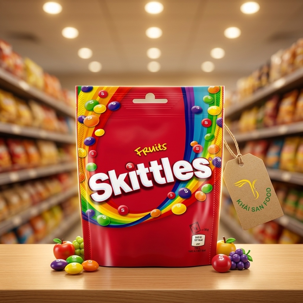 Kẹo Skittles Fruit 136Gr Kẹo Skittles Fruit 136Gr