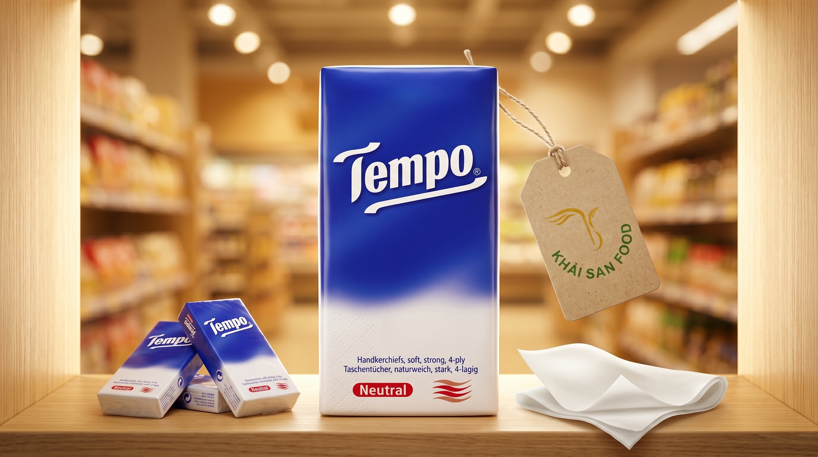 Khăn Giấy Bỏ Túi Tempo Regular Không Mùi