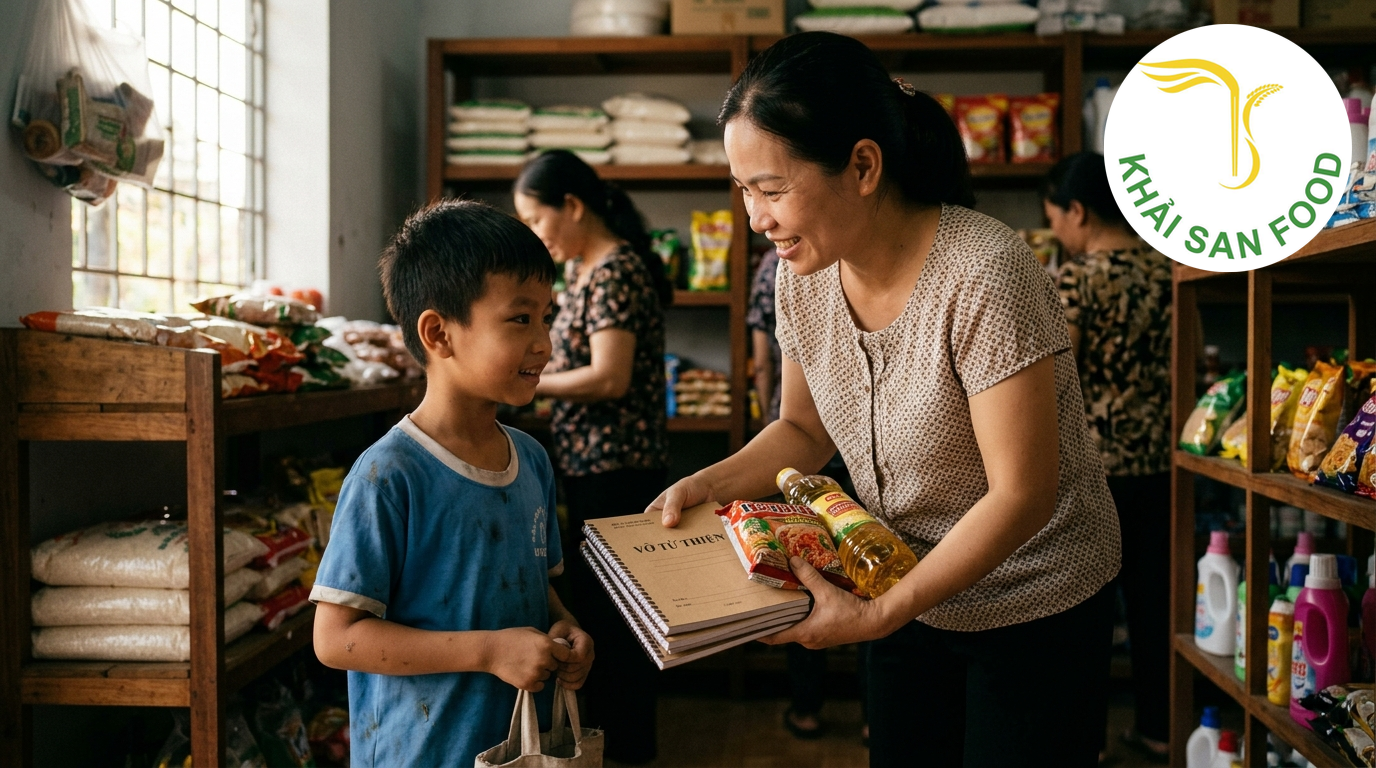 Mở Rộng Danh Mục Với Vở Từ Thiện Giá Rẻ Và Nhu Yếu Phẩm