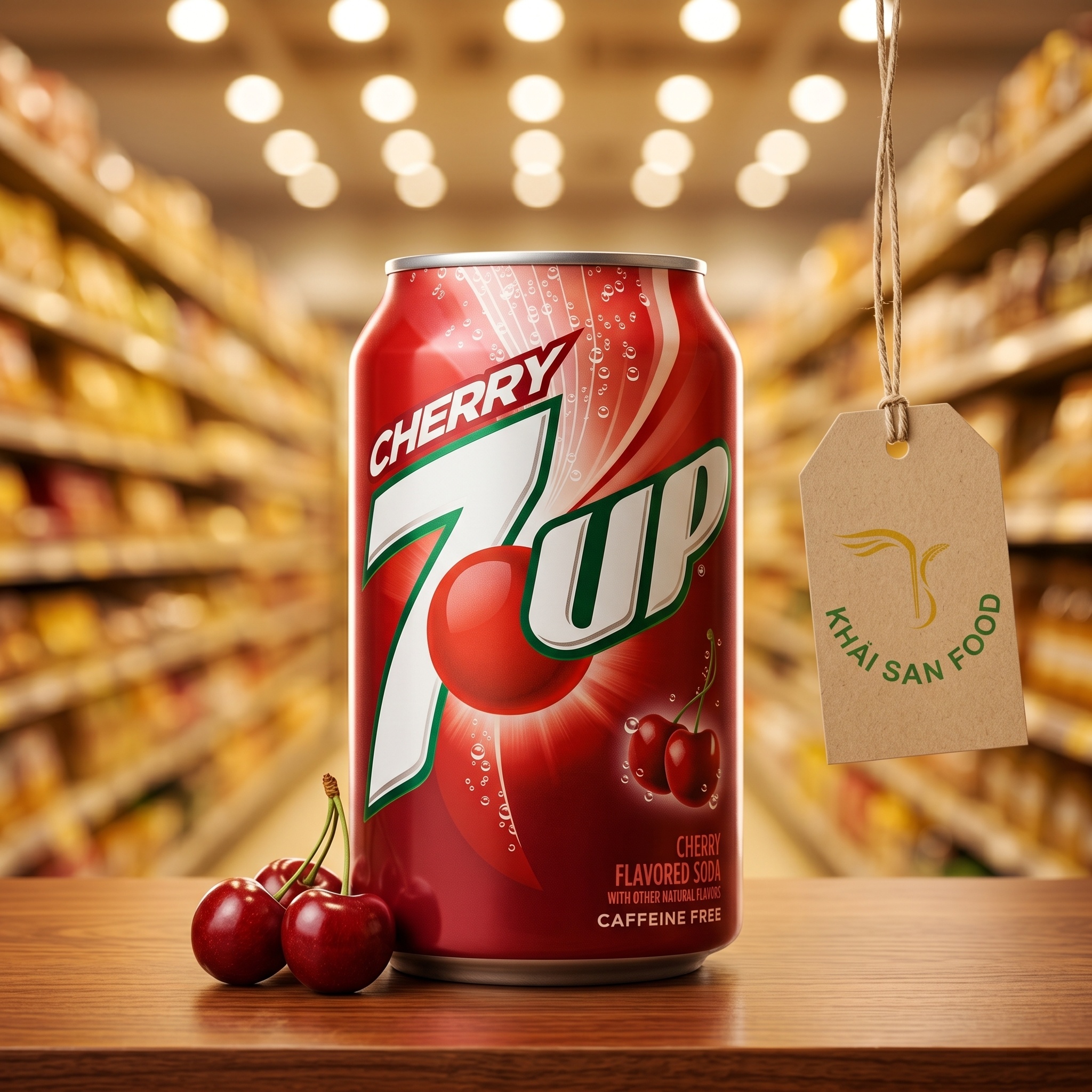 Nước Ngọt 7-Up Hương Cherry 355ml