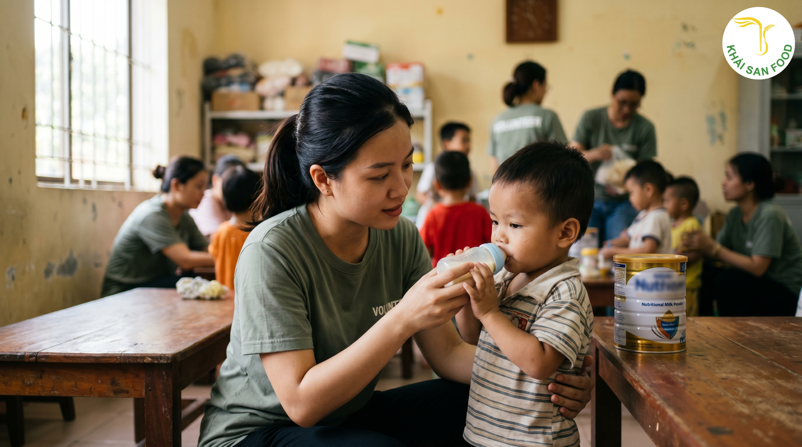 sữa dinh dưỡng làm thiện nguyện