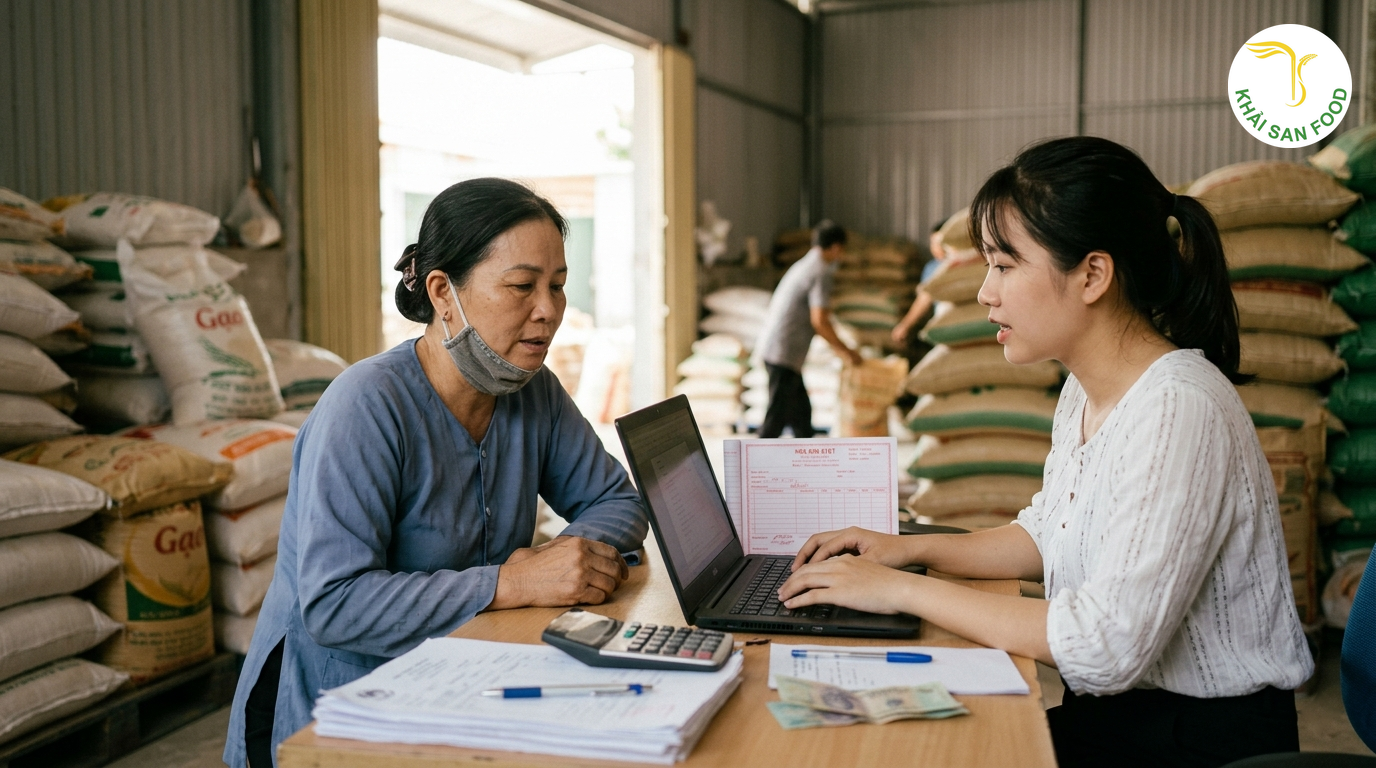 6 Bước Xuất Hóa Đơn VAT Cho Gạo Từ Thiện Dễ Dàng