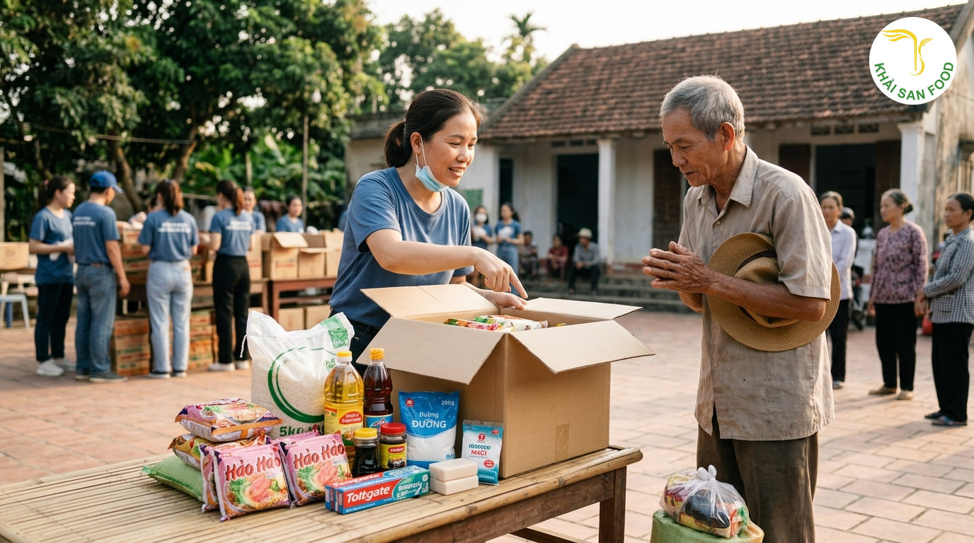 Cấu Trúc Tiêu Chuẩn Của Một Combo Nhu Yếu Phẩm Từ Thiện