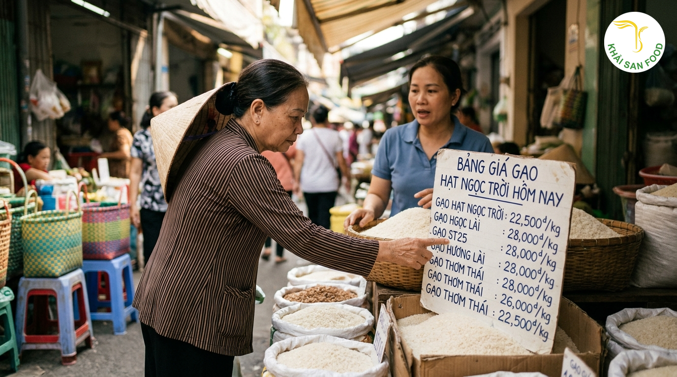 Đánh giá bảng giá gạo Hạt Ngọc Trời hôm nay Đánh giá bảng giá gạo Hạt Ngọc Trời hôm nay