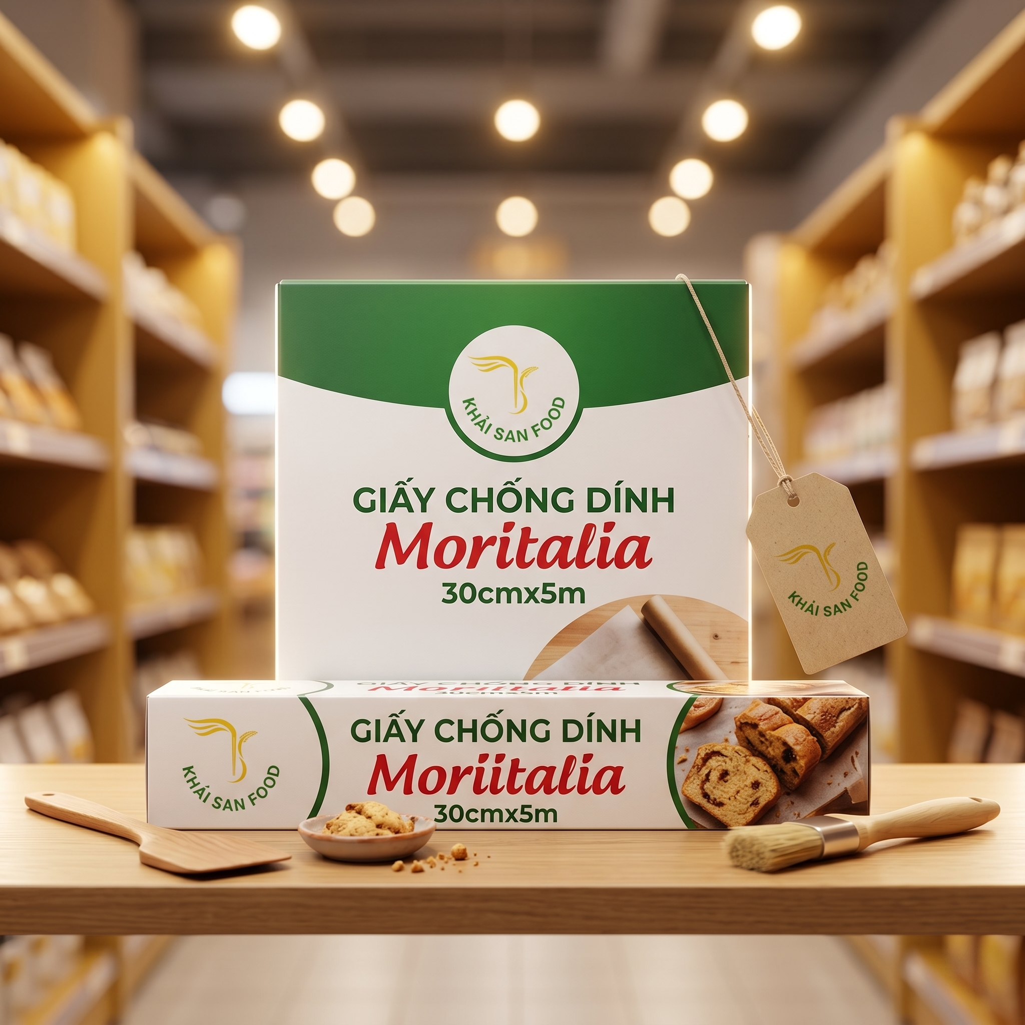 Giấy Chống Dính Moriitalia 30cmx5m Giấy Chống Dính Moriitalia 30cmx5m