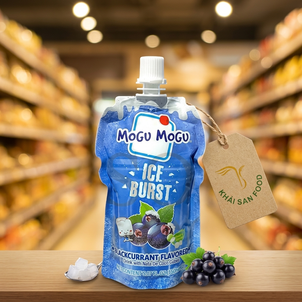 Kem Uống Thạch Dừa Mogu Mogu Vị Lý Chua Đen 150Ml Kem Uống Thạch Dừa Mogu Mogu Vị Lý Chua Đen 150Ml