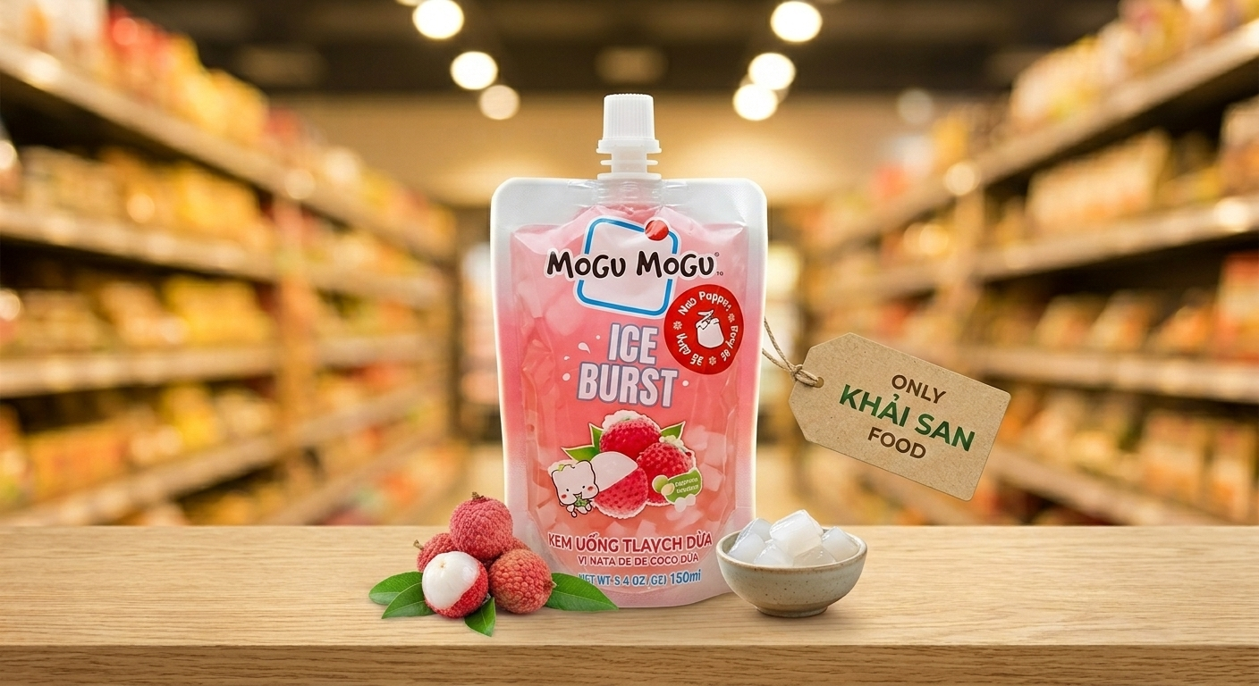 Kem Uống Thạch Dừa Mogu Mogu Vị Vải 150Ml Kem Uống Thạch Dừa Mogu Mogu Vị Vải 150Ml