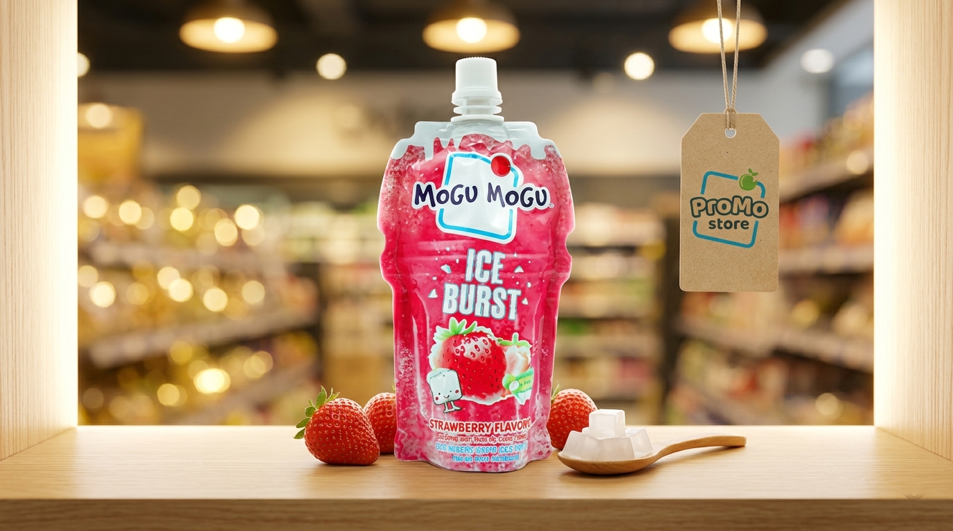 Nước Thạch Dừa Mogu Mogu Ice Burst Vị Dâu 150ml
