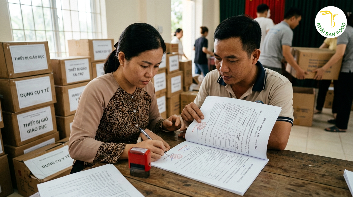 Quy định pháp lý của biên bản bàn giao hàng hóa tài trợ