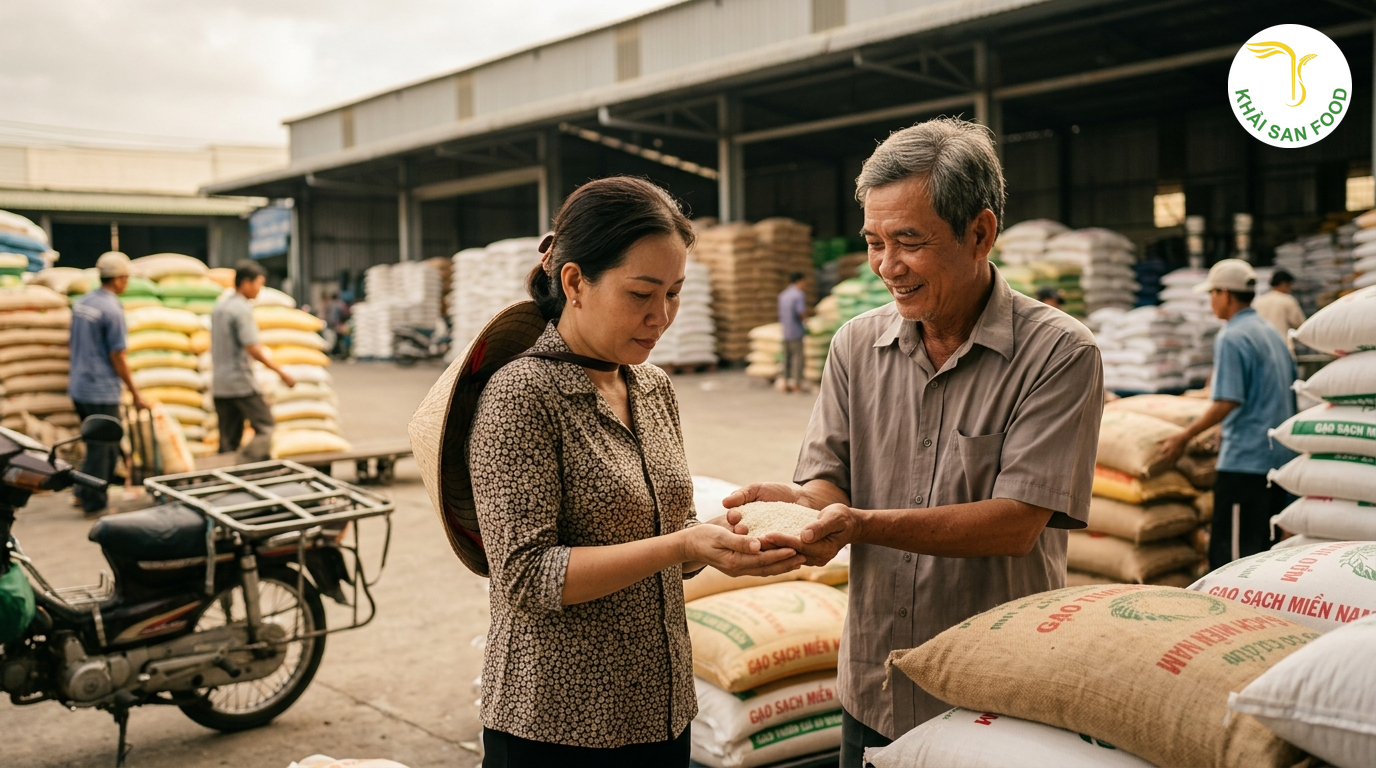 tổng kho gạo miền Nam uy tín