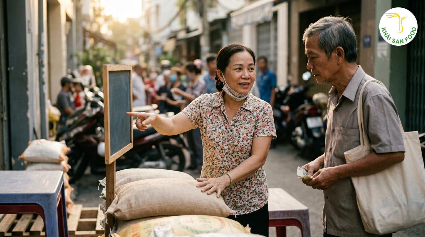 bảng giá gạo từ thiện hôm nay
