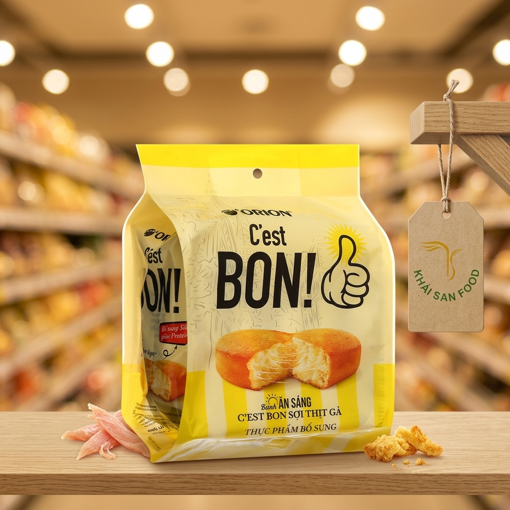 Bánh Cest Bon Sợi Thịt Gà 85G