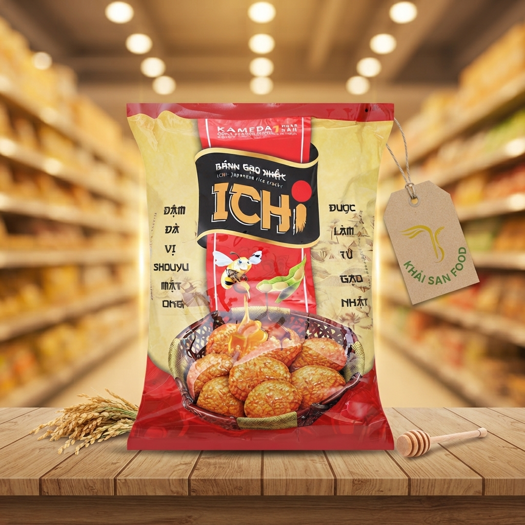 Bánh Gạo Nhật Ichi 180g Bánh Gạo Nhật Ichi 180g