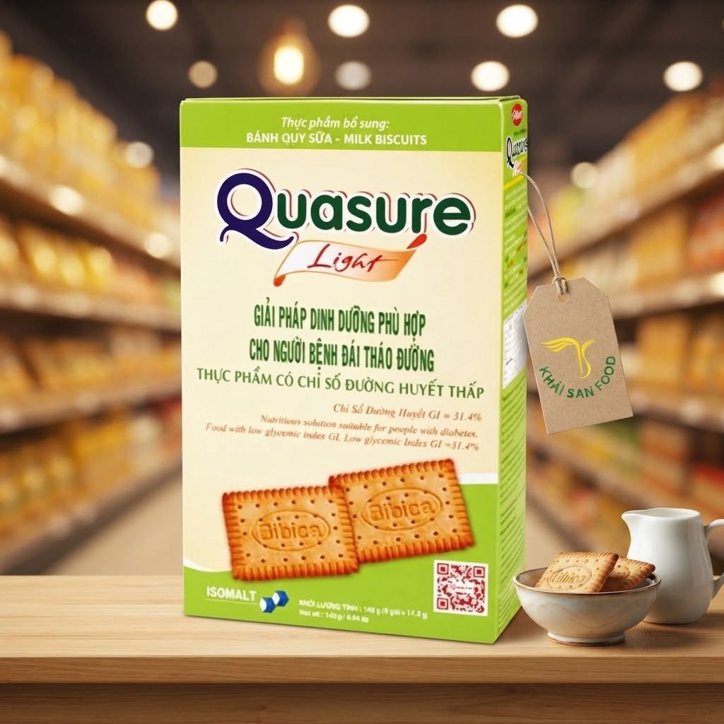 Bánh Quy Quasurelights Sữa 140g Bánh Quy Quasurelights Sữa 140g