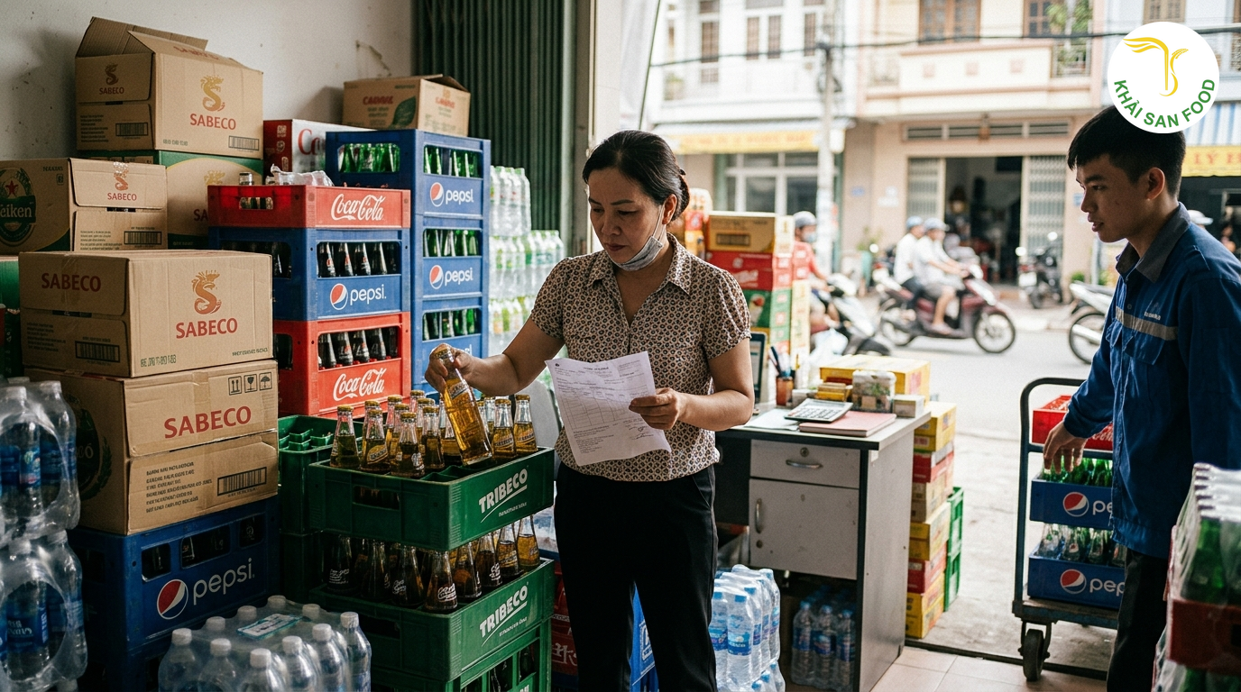 Đại lý nước ngọt phường tam hòa: kiểm soát nhà cung cấp và rủi ro hàng hóa