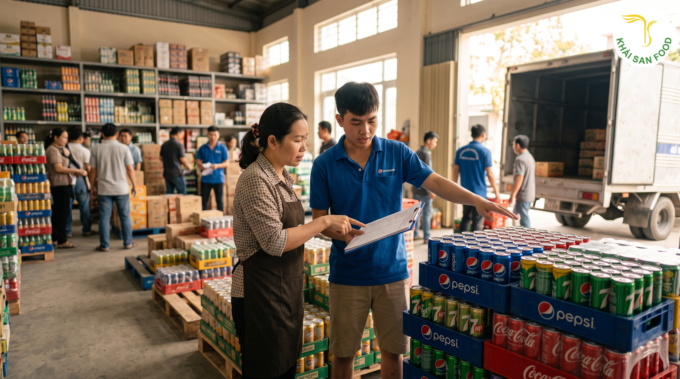 Đại lý nước ngọt phường tam hòa: quy trình đặt sỉ tiết kiệm cho hộ kinh doanh