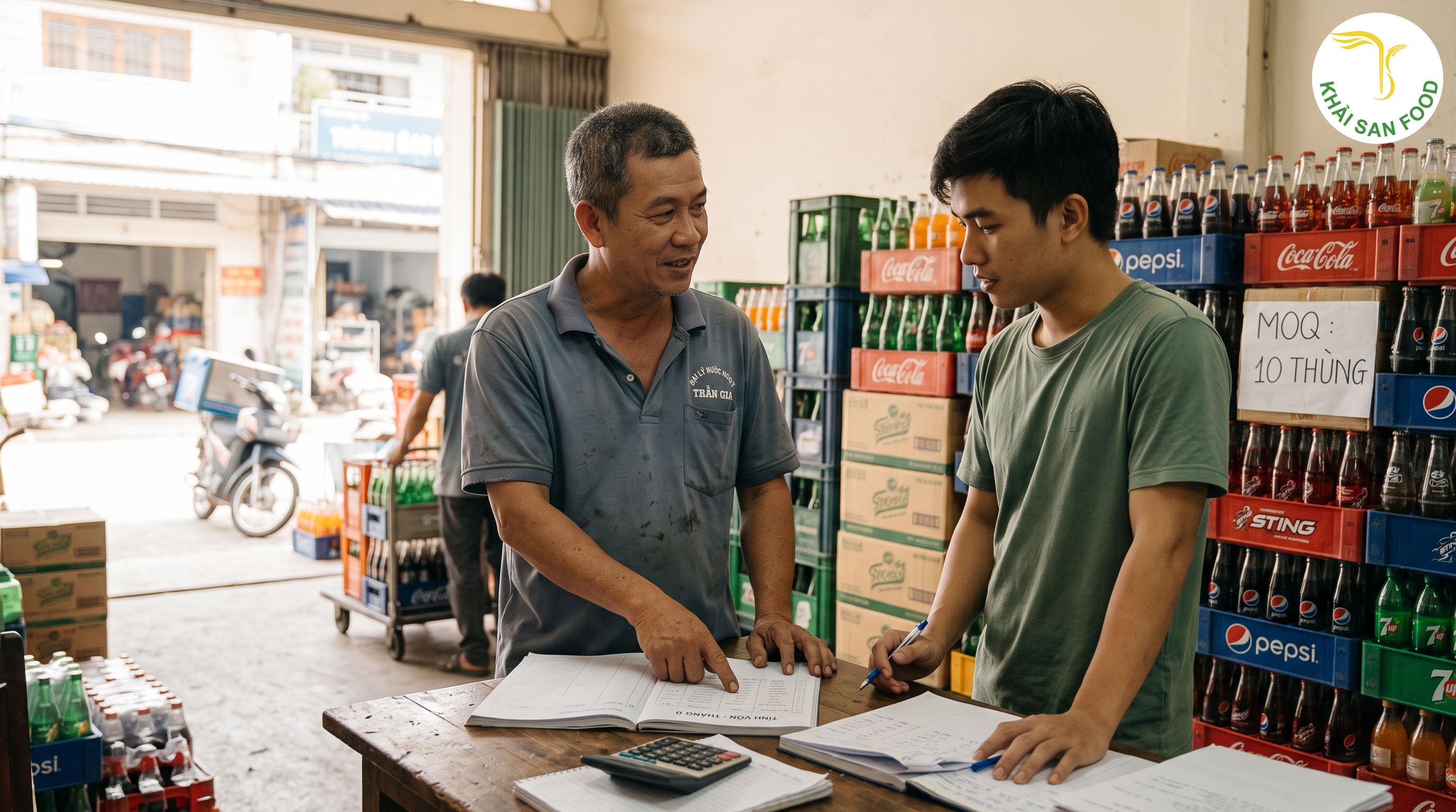 Đại lý nước ngọt phường tam hòa: tính vốn, MOQ và biên lợi nhuận