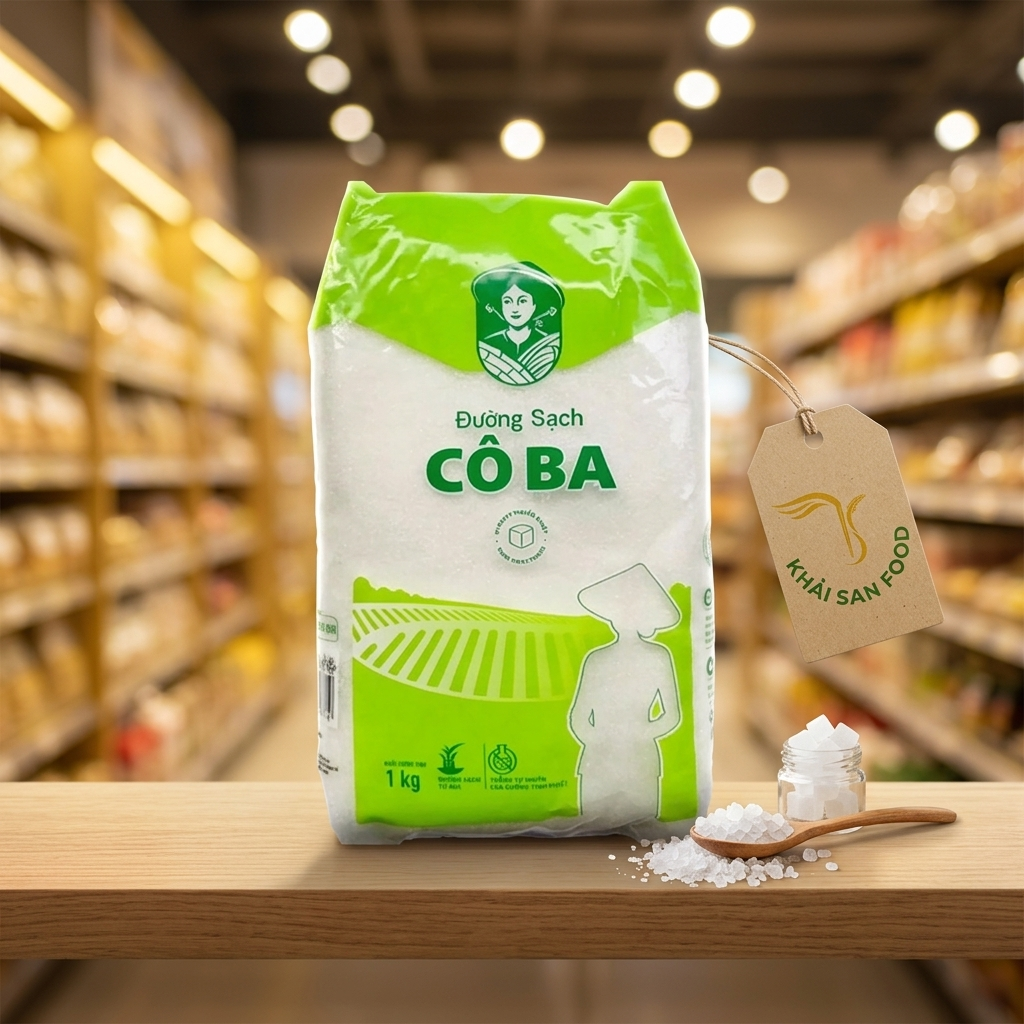 Đường Phèn Trắng Cô Ba 1Kg Đường Phèn Trắng Cô Ba 1Kg
