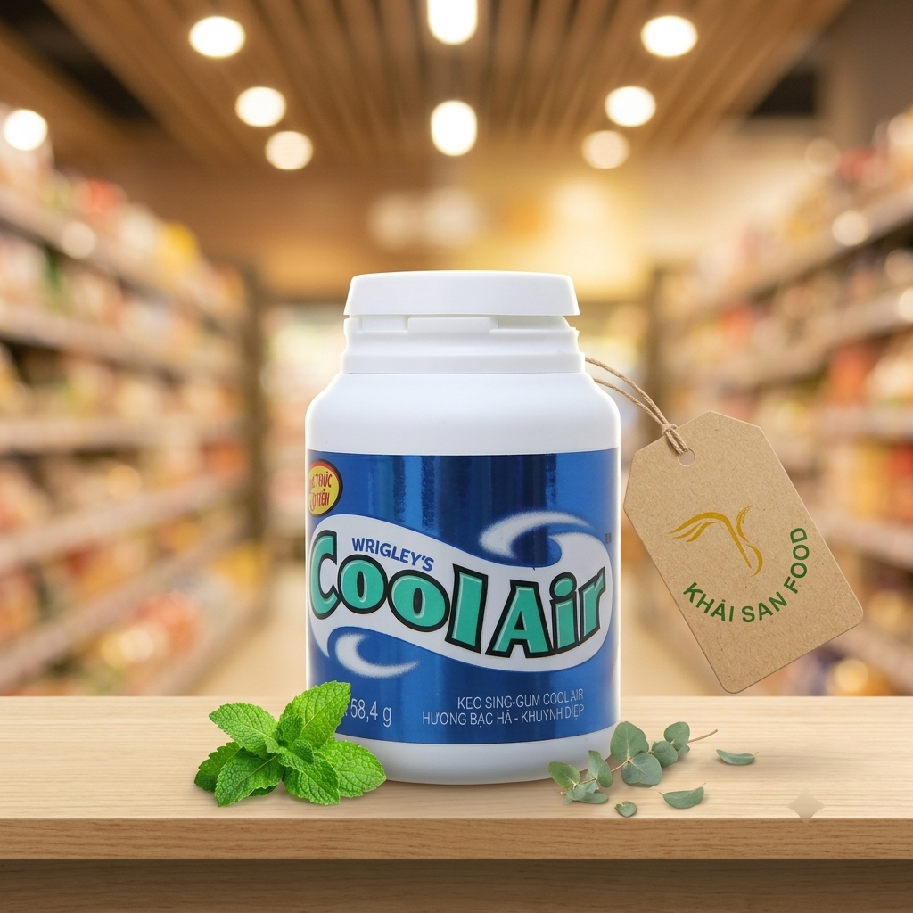 Gum Cool Air Bạc Hà Khuynh Diệp 58.4G