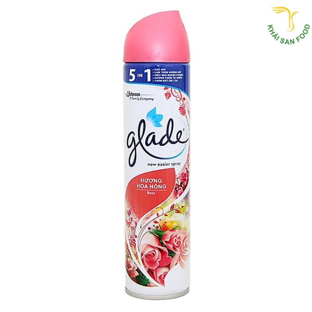 Glade Xịt Phòng Hương Hoa Hồng 280Ml