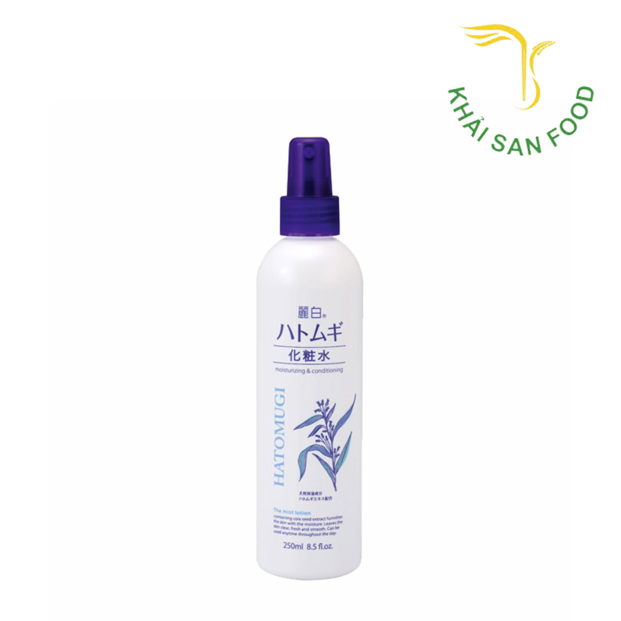 Xịt Khoáng Dưỡng Ẩm Và Làm Trắng Da Hatomugi 250ml