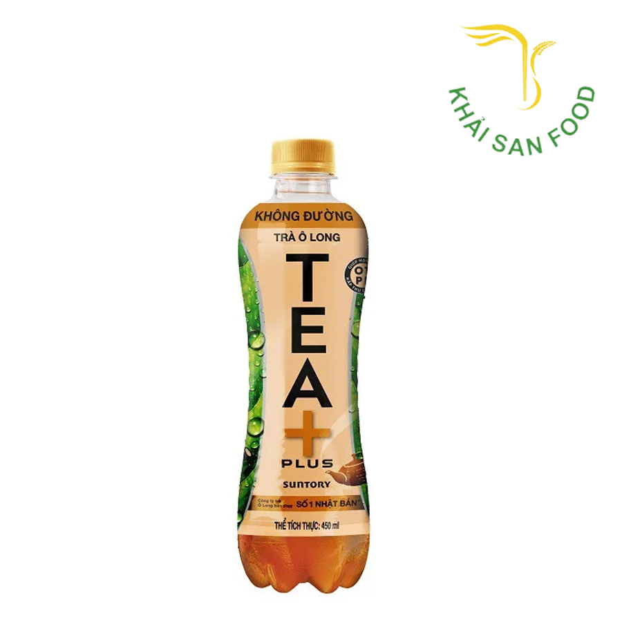 Trà Ô long Tea+ Không Đường Chai 450ml