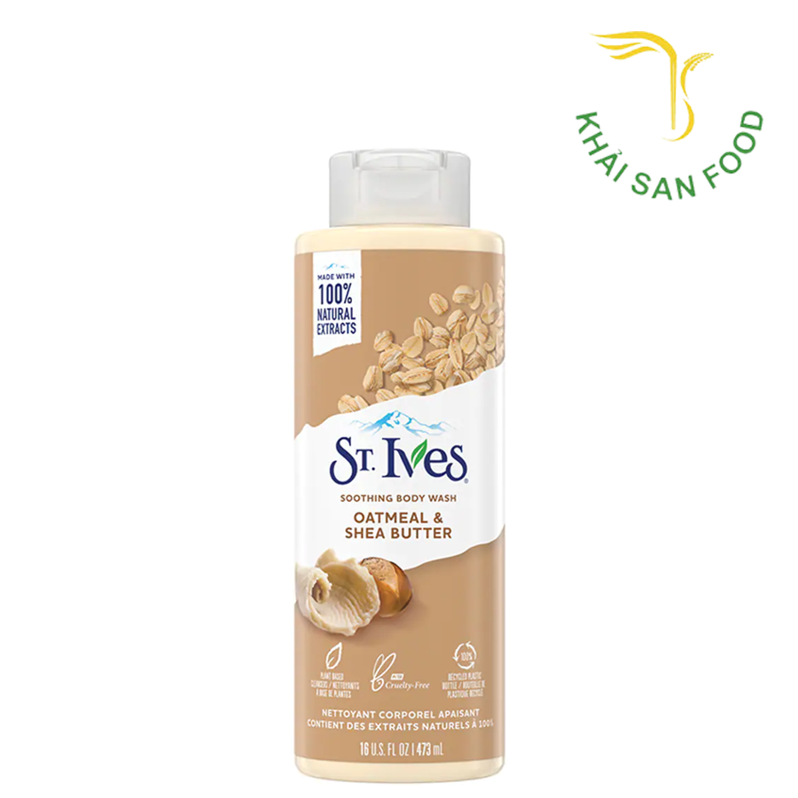St Ives Sữa Tắm Yến Mạch & Bơ 473ML
