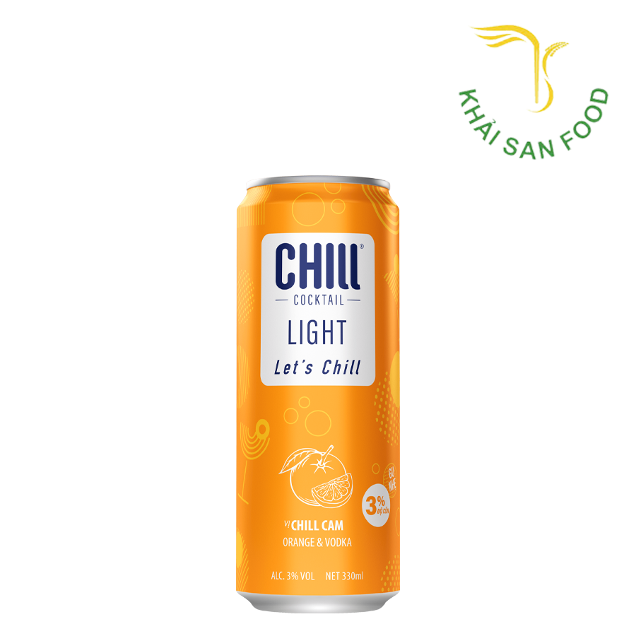 Chill Cocktail Light Orange & Vodka 330ml