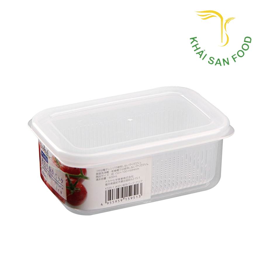 Hộp Nhựa Đựng Thực Phẩm 2 Lớp 600ml Nakaya