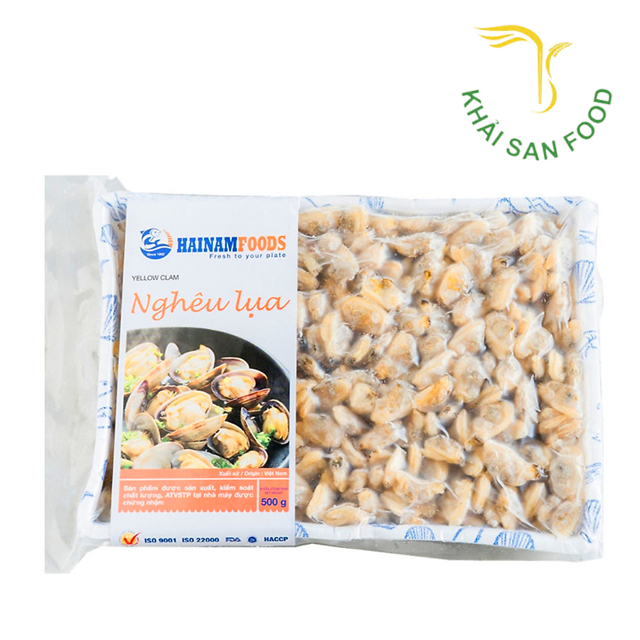 HN Nghêu Lụa Thịt Luộc 500g (Size 1000UP)