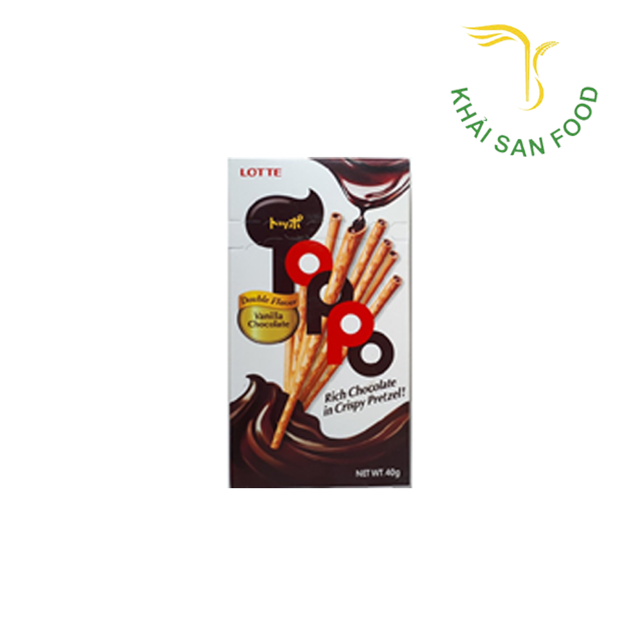 Bánh Que Toppo (Vanilla Chocolate)