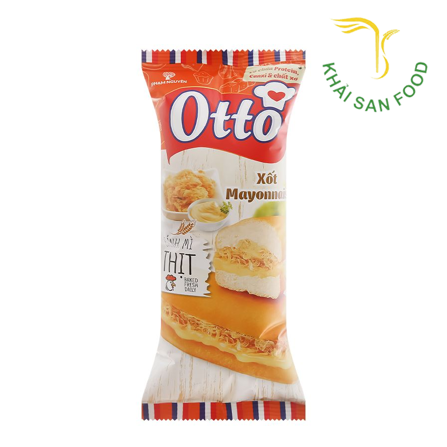 Bánh Mì Thịt Xốt Mayonnaise Otto 50G