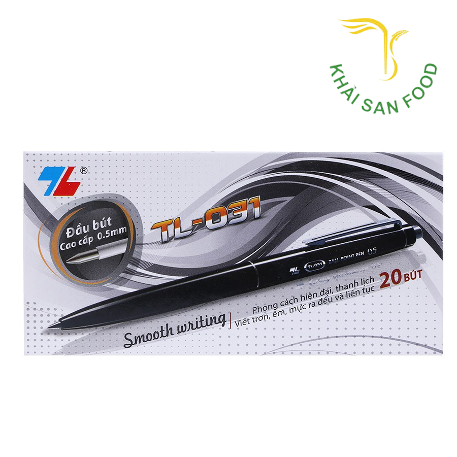 Bút Bi TL-031 Đen Hộp 20