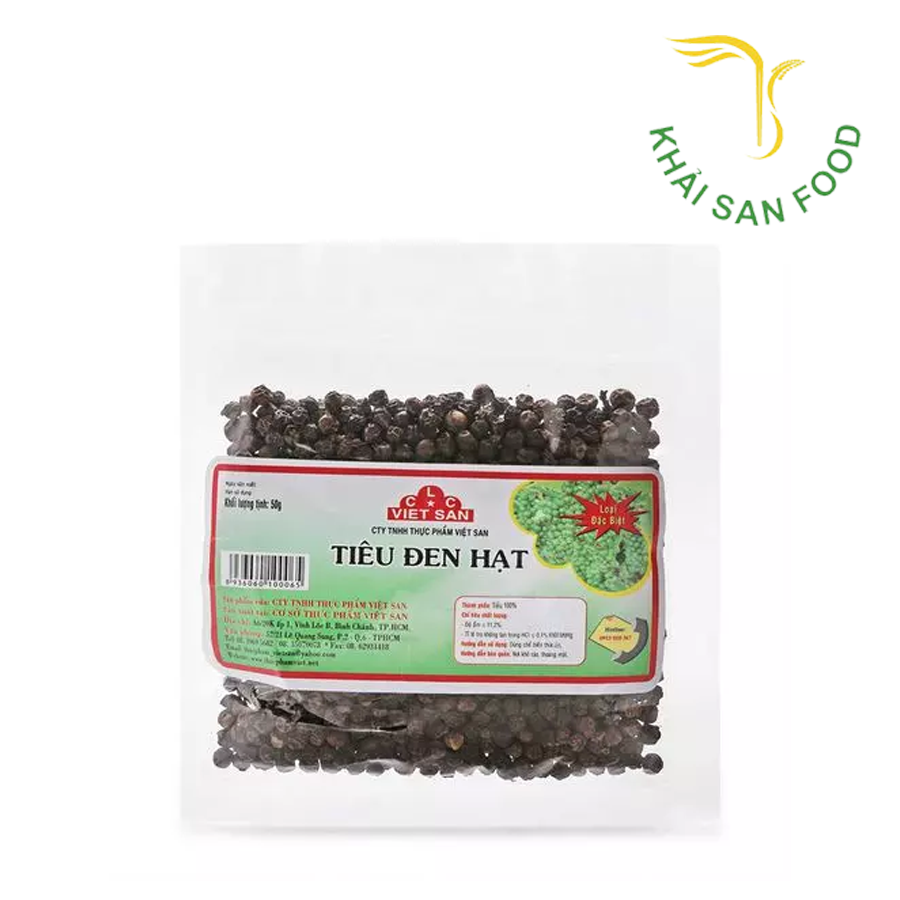 Tiêu Đen Hạt 50G